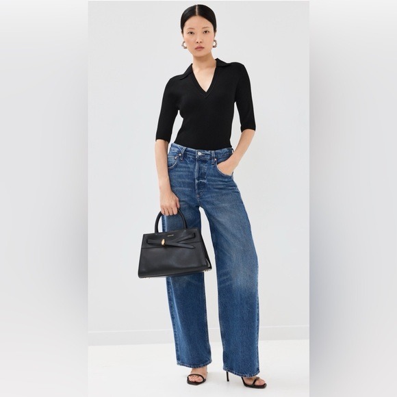 VERONICA BEARD Emily V-neck Top - Picture 9 of 9